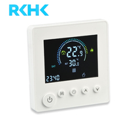 Termostato Inteligente WiFi RKHK con Pantalla LED a Color, Cable Sensor de 3 Metros para Hotel, Apartamento, Sala de Estar