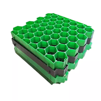 Dawnview HDPE Haute résistance 500*500*40mm Pavés en nid d'abeille en plastique pour allée extérieure, parking, travaux de terrassement
