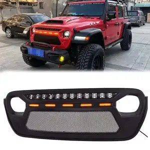 2018 -2024 JL JT accessories 4x4 offroad Front bumper car Grille For JEEP WRANGLER jk