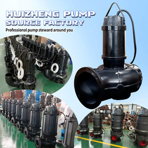 Pompe submersible à eaux usées en fonte à haut débit, triphasée 380V, pour eaux sales industrielles, avec moteur à haute efficacité et conception écoénergétique - Product Image 5