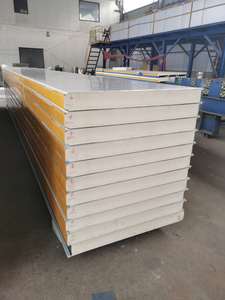 Insulated <strong>Roof</strong>/Wall PU PIR Polyurethane <strong>Sandwich</strong> <strong>Panel</strong> 100mm Steel Aluminum Composite <strong>Panels</strong> for Cold Room and Warehouse Design - Product Image 4