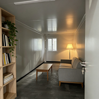 Casa Contenedor Plegable, Habitación de Hotel de Lujo, Villa Prefabricada de Acero, Dormitorio Temporal, Glamping Aislado