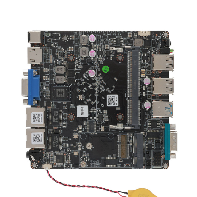 Industrial Nano ITX Motherboard Dual Lan RS232 COM Small Board 12*12cm Intel Celeron N2840 N2940 Fanless X86 Mainboard