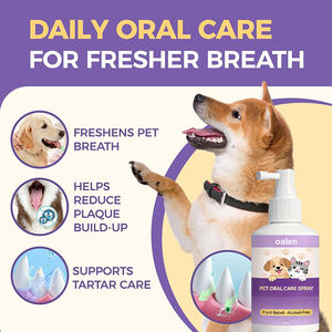 Spray Dental para Mascotas Luxfume con Ingredientes Naturales, Refrescante Bucal, Refresca el <span class=keywords><strong>Aliento</strong></span> y Ayuda en la Higiene Bucal Diaria para Mascotas - Product Image 2