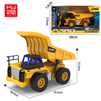 Camión de Minería de Simulación RC HW de 5 Canales, Juguete de Máquina Volquete 1:24, Construcción 2.4G, Excavadora, Vehículos de Ingeniería, Mejores Regalos para Niños