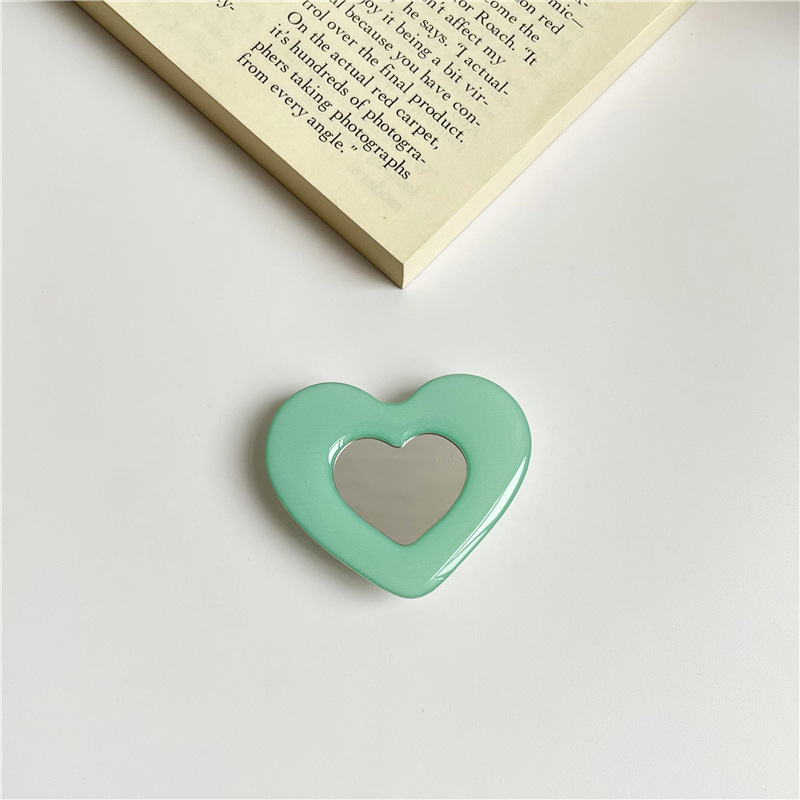 Coeur vert menthe [miroir]]