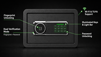 Key fingerprint safe electronic lock with WIFI&TUYA function