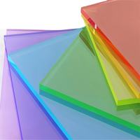 Usine Direct Bas Prix Transparent Fonte Acrylique Feuilles PMMA En Plastique 2mm-12mm Épaisseur UV Impression Coupe pour La Publicité