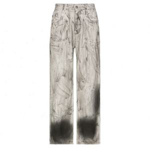 Pantalones <span class=keywords><strong>cargo</strong></span> de <span class=keywords><strong>mujer</strong></span> de tela de otoño Pantalones vaqueros de traje de pantalón de talla grande para <span class=keywords><strong>mujer</strong></span> - Product Image 1