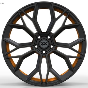 High Performance Forged Aluminum <b>Wheels</b> Multiple Stripes Black Orange Dual Splicing New Luxury Upgraded 18-22 Inch 5 Year - Product Image 4