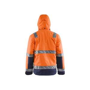 BLAKLADER - 487019875389XXL <b>Hi</b>-<b>Vis</b> Winter <b>jacket</b> <b>Orange</b>/Navy blue - EAN 7330509378984 <b>HI</b>-<b>VIS</b> WORKWEAR - Product Image 2