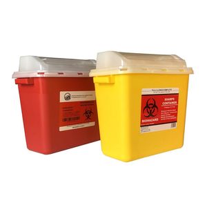 Bệnh viện Màu Đỏ Biohazard y tế kim nhựa sharps xử lý <span class=keywords><strong>container</strong></span> cho Mỹ - Product Image 6