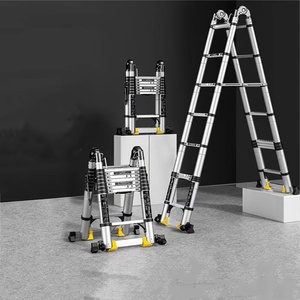 Nhôm có thể gập lại Kính thiên văn đôi thang echelle đa mục đích hợp kim En nhôm bước Thang gấp thang - Product Image 3