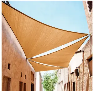 Velas de sombrilla UV para exteriores para patio Triangle Sun Shade Sail Canopy