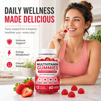 Gummies multivitaminés de qualité export avec 13 vitamines et minéraux pour les marchés américains et européens – Fabricant certifié pureté