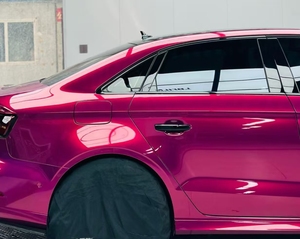 Film de protection de voiture en vinyle brillant de haute qualité, effet caméléon métallique, couleur rouge graphite <span class=keywords><strong>or</strong></span> rose changeant de couleur, pour véhicule entier - Product Image 4