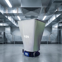 AF02 Compteur de débit d'air numérique à écran LCD, Balomètre, Capteur de débit d'air HVAC