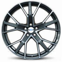 Jantes Flrocky 20 21 22 pouces PCD 5X112 avec finition noire pour Audi