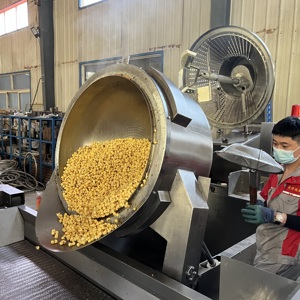 ماكينة صناعة الفشار الأوتوماتيكية الصناعية | تجارية كهربائية/غاز | خط إنتاج فشار بنكهة الكراميل - Product Image 1