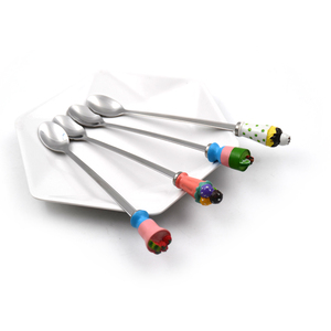 <span class=keywords><strong>Cubiertos</strong></span> creativos personalizables, mango <span class=keywords><strong>de</strong></span> resina, cuchara <span class=keywords><strong>de</strong></span> fruta <span class=keywords><strong>de</strong></span> café, larga y duradera cuchara <span class=keywords><strong>de</strong></span> helado, regalos <span class=keywords><strong>de</strong></span> negocios <span class=keywords><strong>de</strong></span> Metal sostenibles - Product Image 2
