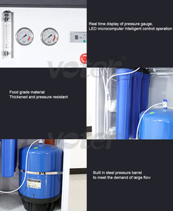 Système de purification d'eau par osmose inverse pour petite maison, 250 LPH, avec pompe, moteur PLC, 220V, filtre à eau potable domestique - Product Image 4