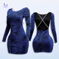 Fabricant Huili Oem Mini robes moulantes élégantes dos nu de haute qualité pour femmes robes de créateurs personnalisées