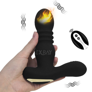 SEXBAY çok fonksiyonlu silikon prostat masaj aleti Anal Plug popo fiş Anal isıtma/titreşimli vibratör seks oyuncakları yetişkin seks - Product Image 1