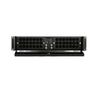 Châssis de serveur compact 2U Mini-ITX à double système, montable en rack, avec ventilateur, boîtier PC industriel EKI-M236