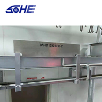 SOHE CSC 100-750kg Balance à rail en aluminium personnalisable pour peser le porc, le bœuf et le mouton avec affichage LED-Support OEM