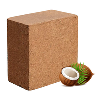 Briques de noix de coco de sol nutritif coquille grossière de coco pour produit de culture de fleurs et de légumes