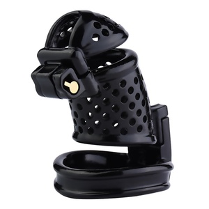 FRRK Nuevo Candado de Castidad de Doble Llave para Hombres, Dispositivo de Castidad de Resina para Entrenamiento y Control del Deseo, Anti-escape - Product Image 3