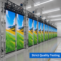 Affichage LED enroulable de qualité industrielle à haute luminosité pour la publicité intérieure, mur d'affichage intelligent sans soudure pour centre commercial