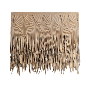 Cubierta de Techo de Hoja de <span class=keywords><strong>Palma</strong></span> Sintética Impermeable y Resistente al Viento para Restaurante de Playa, Gazebo junto a la Piscina, Pérgola - Product Image 2