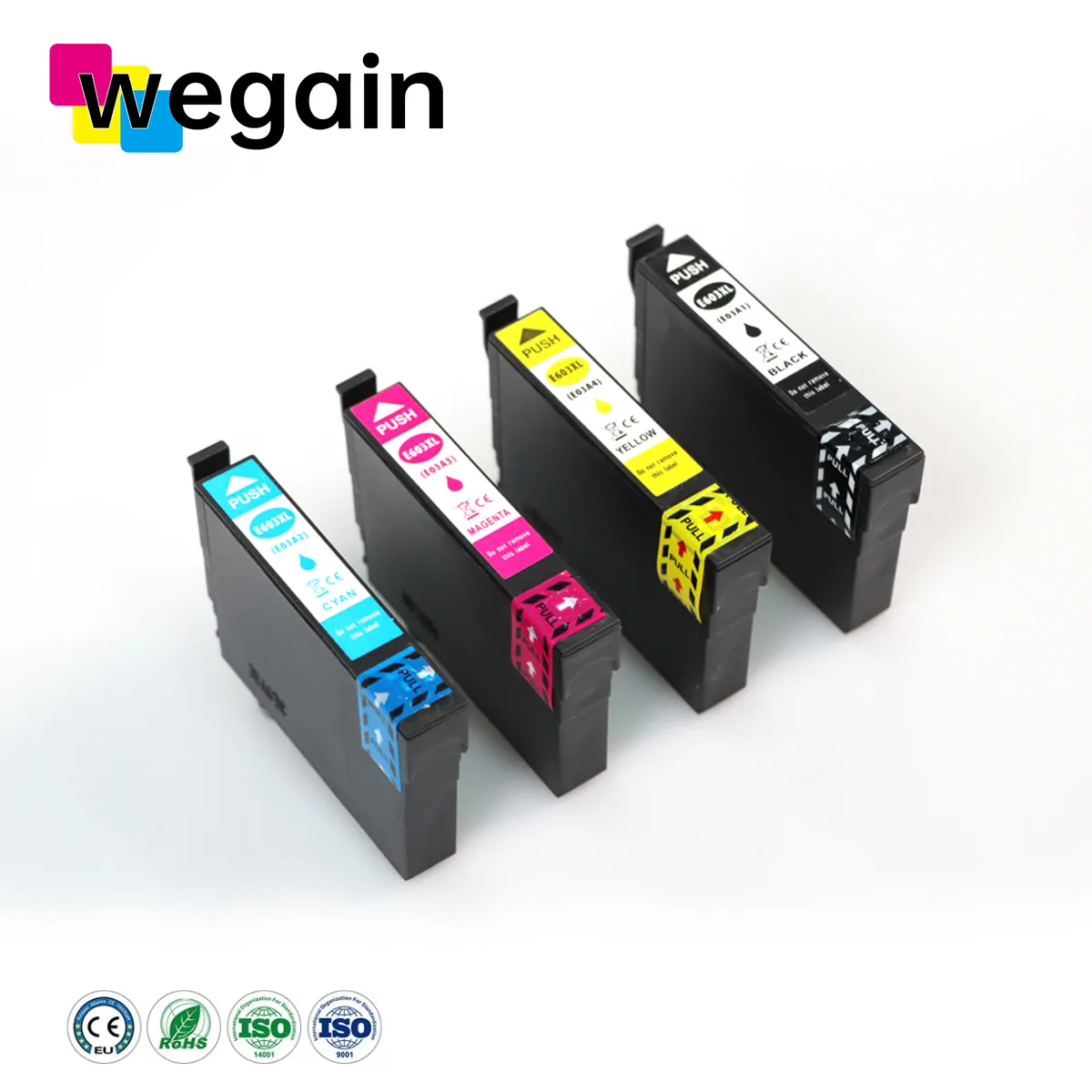 Wegain Fabriek Groothandel E-603XLBK/E-603XLC/E-603XLM/E-603XLY Inkjet Cartridges Compatibel Met Epson Expressie Home XP-2100