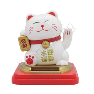 ของเล่นกาชาปองที่จำหน่ายในตู้กาชาปอง ชุด "<span class=keywords><strong>แมว</strong></span>กวัก" ของเล่นพลังงานแสงอาทิตย์แบบโบกมือ - Product Image 4