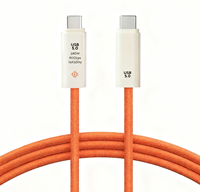 Kabel USB 5.0 Grosir TUTI 240w 80Gbps 16k60hz Barid 2m Kabel Transmisi Data Kecepatan Tinggi USB 5.0 untuk Laptop/PC