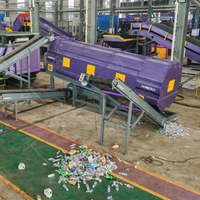 Tamis rotatif pour le tri des déchets urbains mixtes industriels (MSW) et des déchets solides municipaux (MSM)