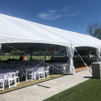 Grande tente de réception événementielle en PVC imperméable de haute qualité pour fêtes, banquets, chapiteaux, événements, mariages