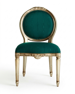 Sillón individual de diseño Royal con estructura de madera maciza resistente para decoración de sala de estar moderna y clásica - Product Image 1