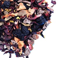 Thé aux fruits infusé à froid aux herbes, aux fleurs d'osmanthus, aux prunes, à la réglisse, aux pommes, à l'hibiscus et aux raisins, en sachet/emballage personnalisé, saveur variée, vente en gros