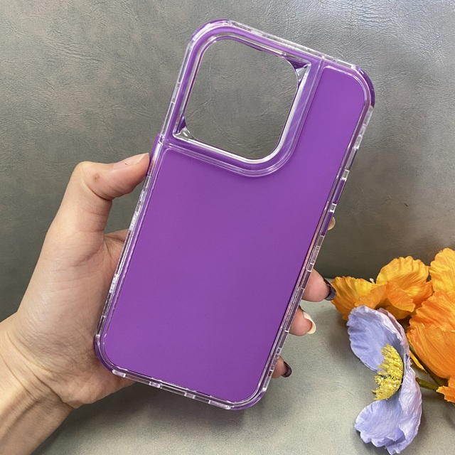 Wholesale Dual PC Border Solid Color TPU Anti Drop Cell Phone Case for Honor X7B X6A X8A X9B