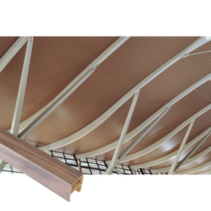 Không thấm nước trong nhà trang trí PVC Trần bảng điều chỉnh dễ dàng cài đặt WPC Trần gạch cho nhà văn phòng - Product Image 1