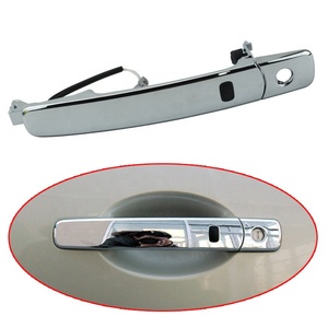 80640-CB81B 80645-CA000 poignée de porte d'entrée sans clé de voiture pour Nissan Murano 2003-2008, Infiniti FX35, couvercle de clé de bouton d'inductance FX45 - Product Image 1