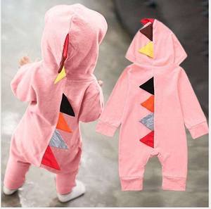 Novedad 2021: Pelele de bebé con capucha de dinosaurio, modelos de gran venta, ropa infantil de comercio exterior, pelele para niños. - Product Image 3
