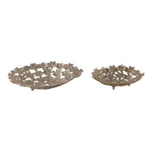 Elegante set di 2 ciotole decorative a forma di fiore per centrotavola domestico - Product Image 3