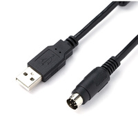Cable de Programación PLC para Mitsubishi, Cable de Descarga de Datos USB-SC09-FX, Compatible con FX1N/FX2N/FX1S/FX3U