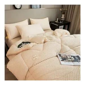 High End Thick Winter Luxury Soft Warm Quilt Fast Warming Home Hotel Quilt