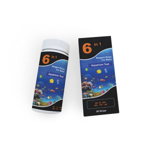 Bandelettes de <span class=keywords><strong>test</strong></span> directes pour aquarium 6 en 1, 100 bandelettes, <span class=keywords><strong>dureté</strong></span> de <span class=keywords><strong>test</strong></span>, carbonate, nitrate, nitrite, pH et plus, précision - Product Image 3