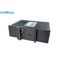Commutateur de réseau Ethernet industriel extérieur Convertisseur de média sur rail DIN 12v-36vdc