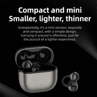 Nouveau casque sportif sans fil Q16 OWS à clip d'oreille, Bluetooth V6.0, IPX4, contrôle tactile, faible latence 8D, LED, pour la course et la gym